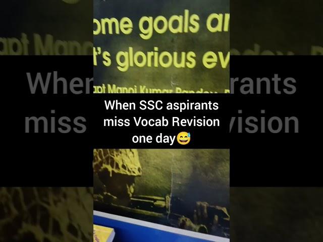 SSC vocab Revision || Don't forget to revise vocab daily