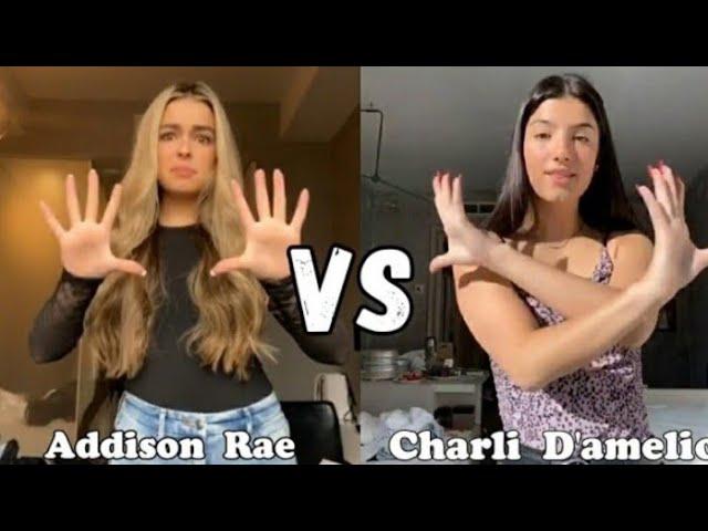 Charli d'amelio vs addisonrae tiktok