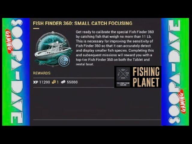 Fishing Planet Fish Finder 360 Small Catch Focusing Maintenance Adventures Mission Guide