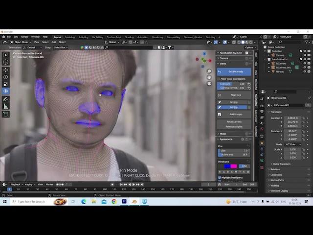 How to Track Faces in Blender with KeenTools FaceBuilder and Geo Tracker - Blender 3D Tutorial