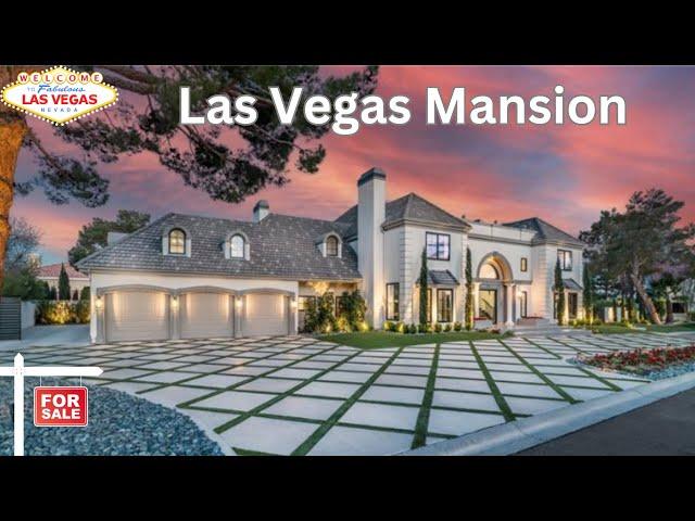 Las Vegas Mansion For Sale $4,850,000 | Prestigious Section 10 | Homes For Sale Las Vegas