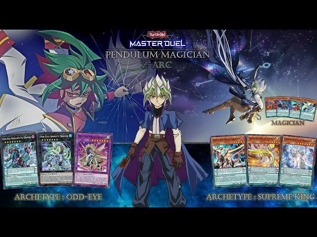 [Yu-Gi-Oh Master Duel] Pendulum Magician/Z-Arc Support [ Season 30 ] Ranked & DC Cup Gameplay