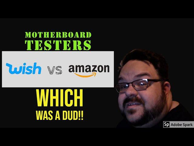 Motherboard Testers From Wish vs Amazon