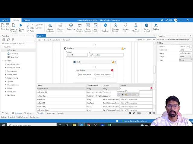 How to use Dictionary in UiPath for Excel Calculation - Part 4