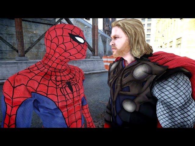 Spiderman vs Thor - EPIC spider man