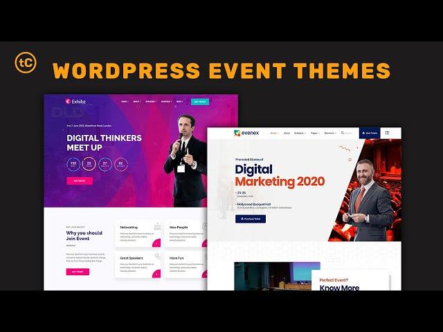 Best WordPress Event Themes To Create an event booking website.