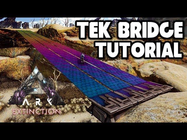 HOW TO USE THE TEK BRIDGE! - ARK: Extinction