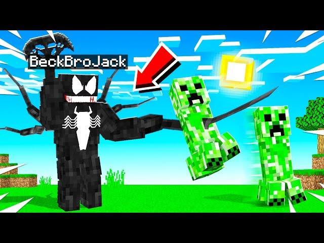 Playing MINECRAFT As VENOM! (powerful)