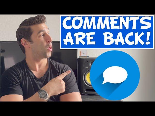 Comments are now BACK on YouTube Topic Channel Videos