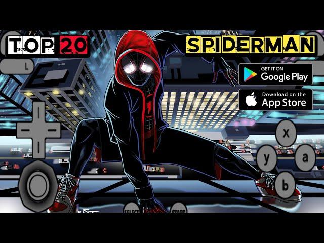 All Spiderman Games For Android 2024 l Top 20 New Spiderman Games For Android 2024 l @OneOnGamer