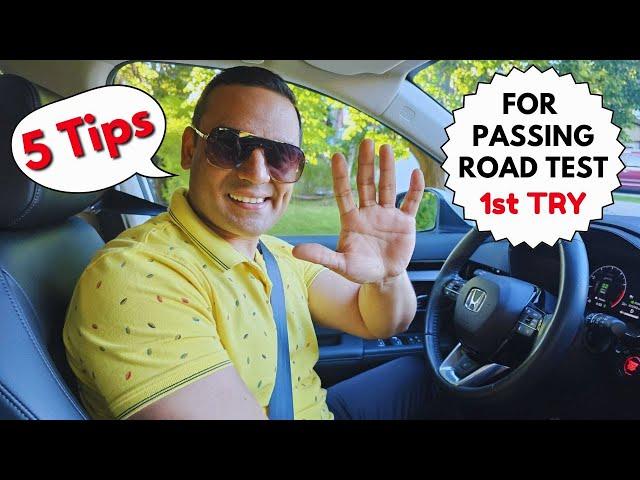 5 Tips to PASS the ROAD TEST in the First Attempt