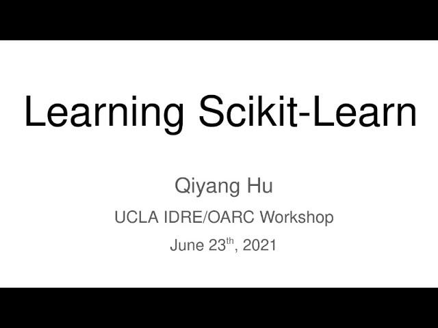 Learning Scikit-Learn