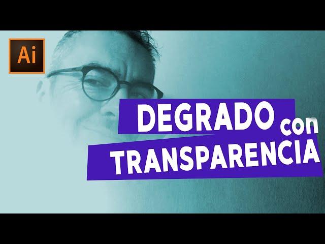 Cómo crear un efecto de degradado de fundido a transparente en Illustrator cc2022