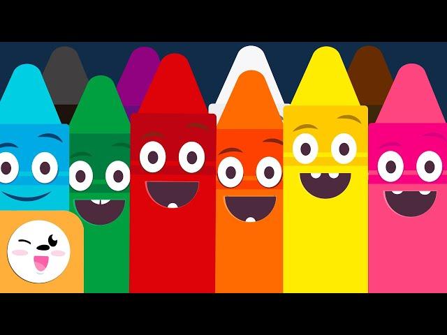 Los colores - Canciones de los colores para niños - Vídeo educativo para aprender los colores