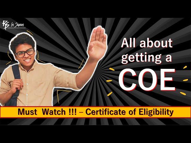 How to get the COE | Certificate of Eligibility | Phase 2 | RSPinJAPAN