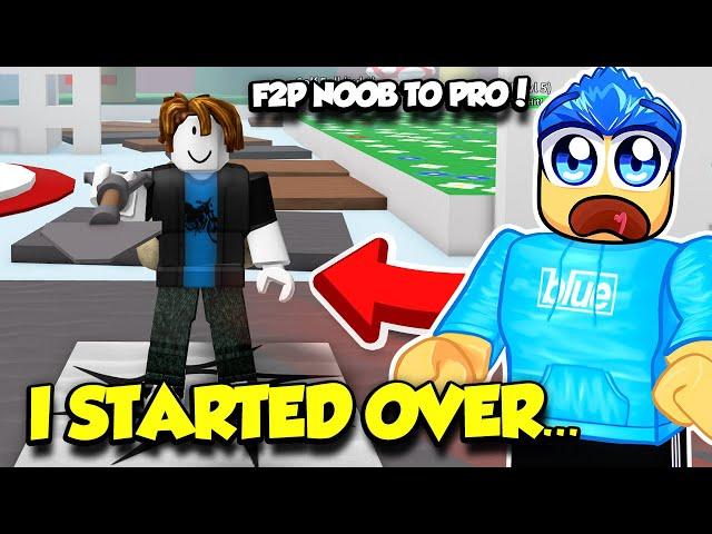 I STARTED ALL OVER IN ROBLOX BEE SWARM SIMULATOR WITH NO ROBUX... (F2P noob to pro)