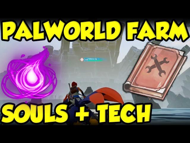 PALWORLD PAL SOUL FARMING AND PALWORLD TECHNOLOGY POINT GUIDE! Best Palworld Chest Locations