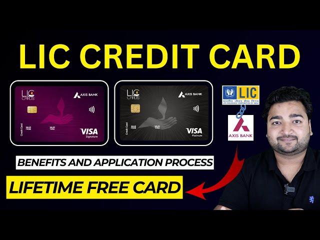 LIC Credit Card Benefits | LIC Credit Card Application Process | LIC Axis Credit card benefits