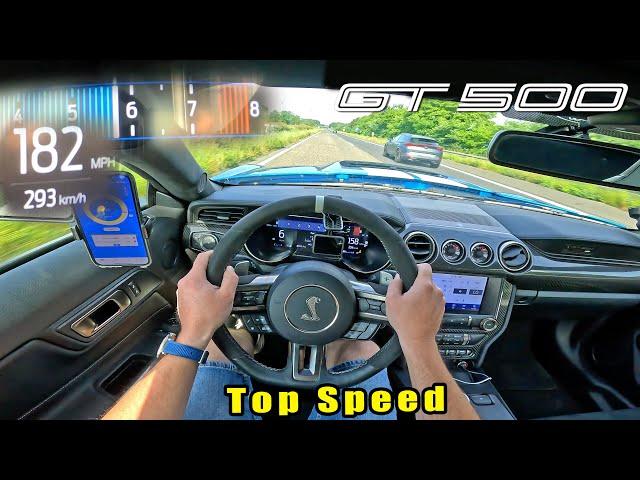 2023 SHELBY GT500 is a 760HP V8 WEAPON on the GERMAN AUTOBAHN!