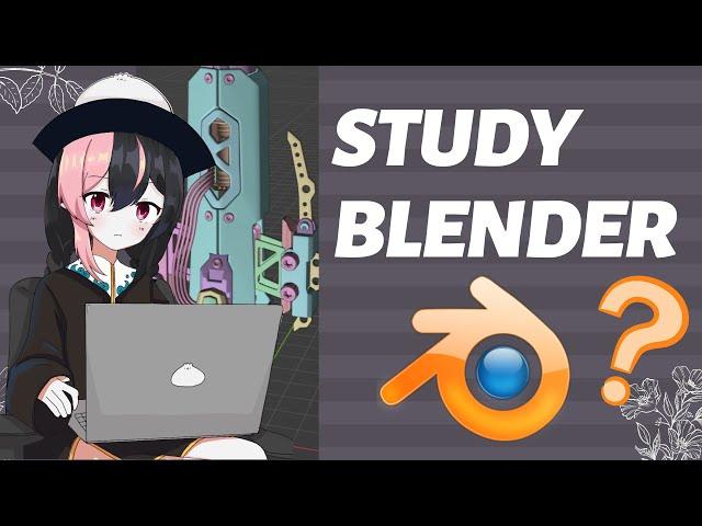 【STUDY BLENDER】HELP ... !【Moe Bun】#Blender #blender3d