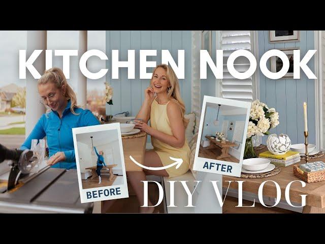 DIY English Countryside Kitchen Nook Makeover | Step-by-Step Vlog