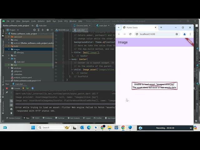 Resolve 'Unable to Load Assets' Image Error in Flutter | Quick Fix Tutorial