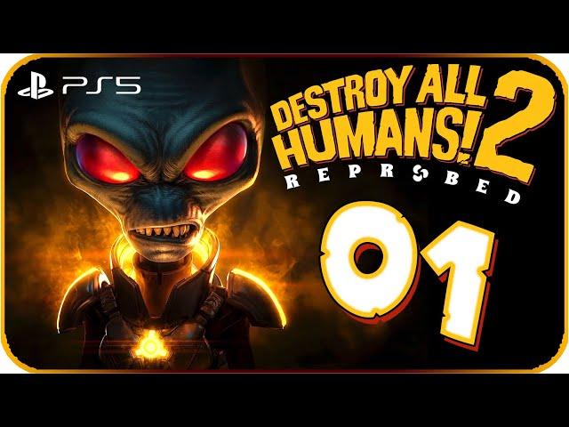 Destroy All Humans! 2 Reprobed Walkthrough Part 1 (PS5) No Commentary