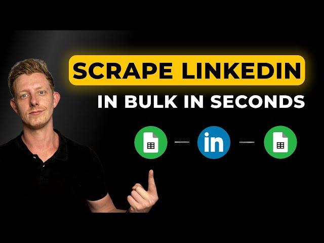 Scrape Linkedin Profile Data in Seconds with AI