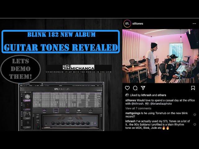 Blink 182's new album guitar tones REVEALED! Let's demo them!