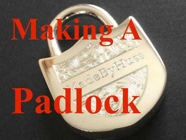 Silver Padlock Hand Made