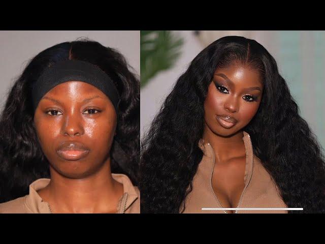 DARK SKIN MAKEUP TUTORIAL FT MY SISTER DOUBRA