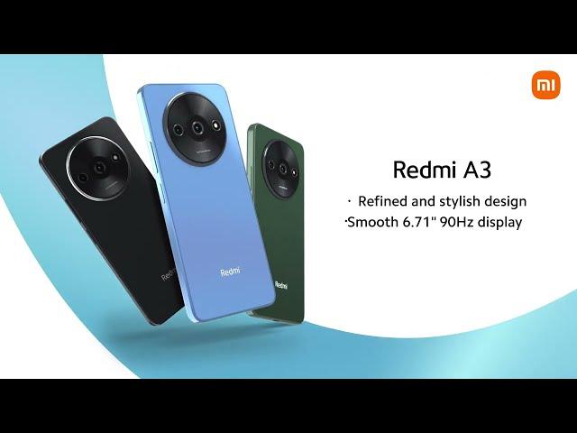 Meet Redmi A3 | Smooth and Stylish