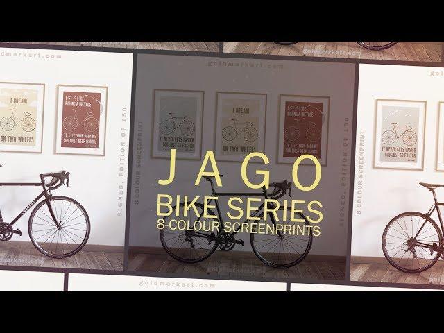 Jago Bike Series 8-Colour Screenprints | GOLDMARK