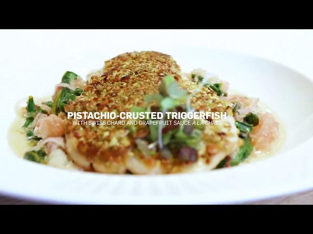 Pistachio-Crusted Triggerfish Video Recipe