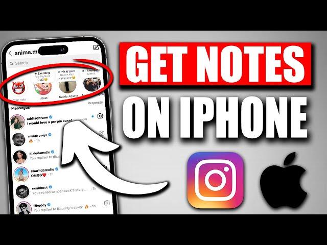 How to Get Notes on Instagram on iPhone (2024) - WORKING