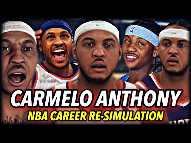 CARMELO ANTHONY’S NBA CAREER RE-SIMULATION | THE GREATEST CAREER... EVER? I’M SPEECHLESS | NBA 2K20