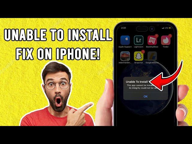 Fix Unable to Install an App on iPhone 2025 | Fix This App Cannot Be Installed on iOS