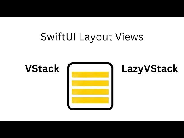 SwiftUI Layouts VStack & LazyVStack #swiftui #layout #stack #Vstack #Xcode e