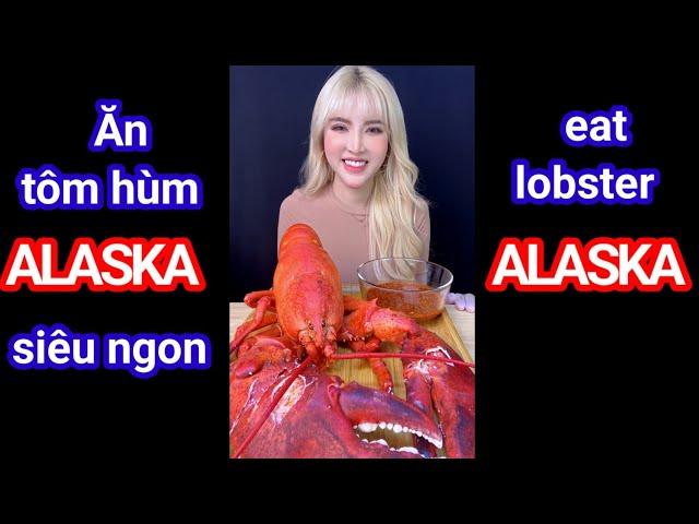 ăn tôm hùm alaska