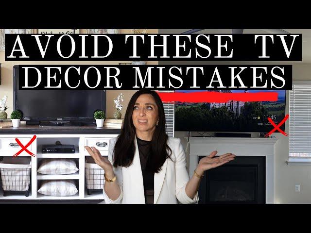 TV DECOR MISTAKES that are RUINING YOUR ROOMS!