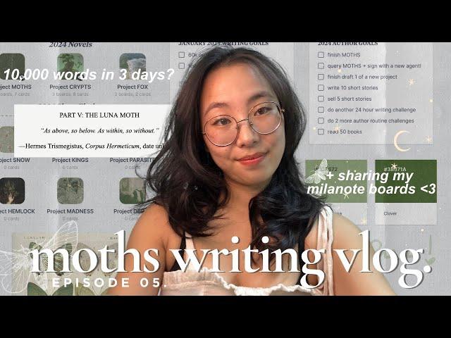  let’s write 10,000 words in 3 days! // writing vlog