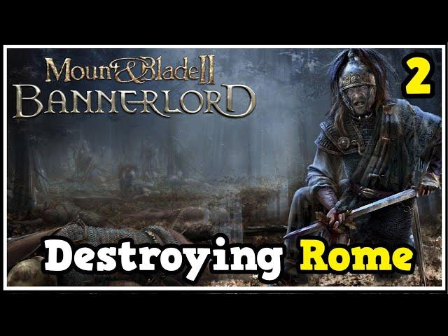 Fighting Our First Roman Legion - Bannerlord Eagle Rising (Germanic) Let's Play #2