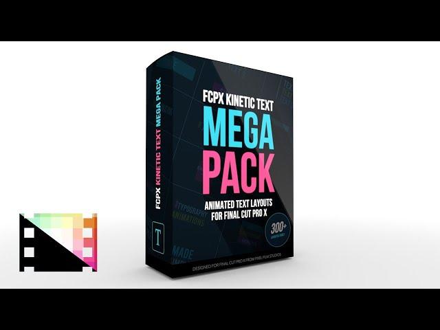 FCPX Kinetic Text Mega Pack -  Kinetic Text Tools Mega Pack for FCPX - Pixel Film Studios