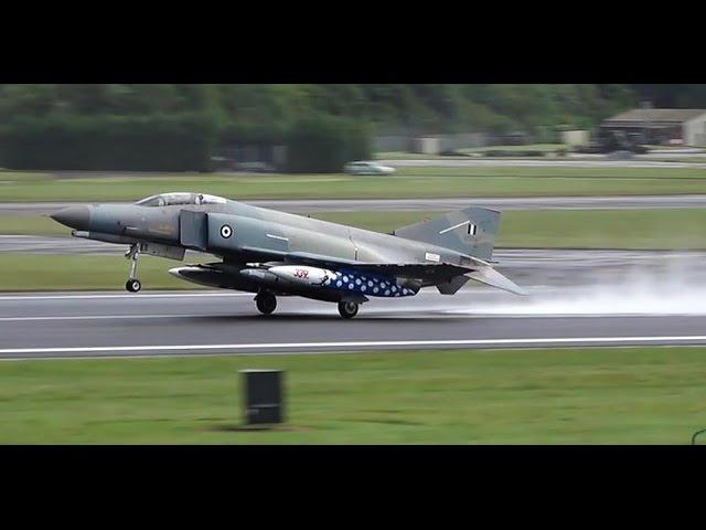 McDonnell Douglas F-4 Phantom AUP Phantoms Departure. RIAT 16