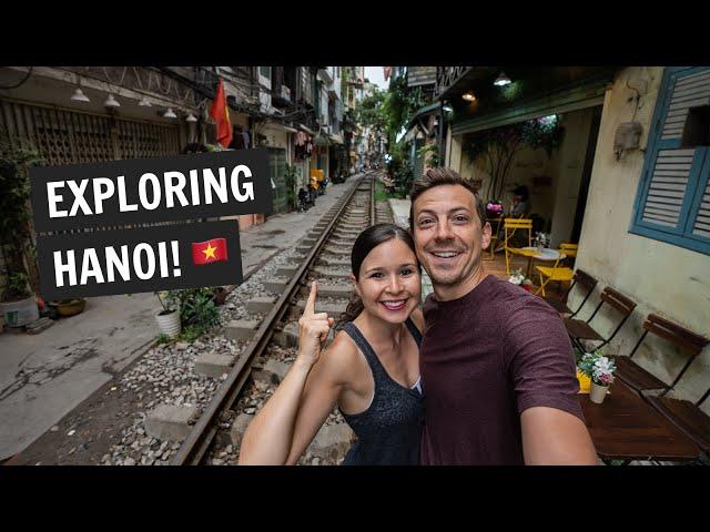 Exploring Hanoi, Vietnam!  | Old Quarter, train street, water puppet show, & MORE!