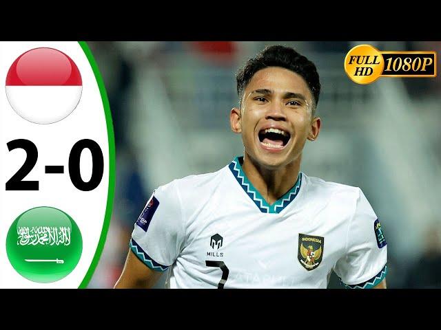 Indonesia vs Saudi Arabia 2-0 - All Goals & Highlights -2024 HD