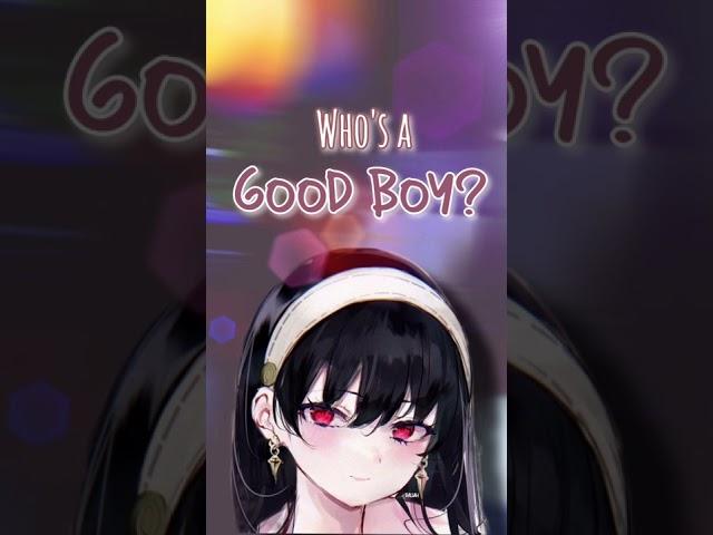 Who's a good boy? #asmr #girlfriend #goodboy