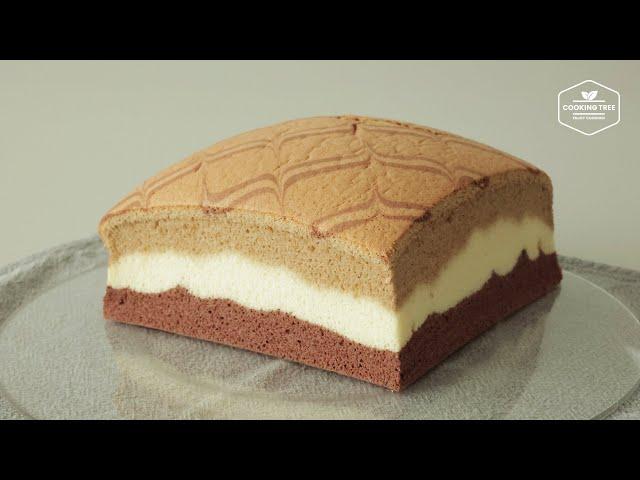 코튼 스폰지 케이크 만들기 : 대만 카스테라 : 3 Layer Cotton Sponge Cake Recipe : Taiwanese Castella | Cooking tree