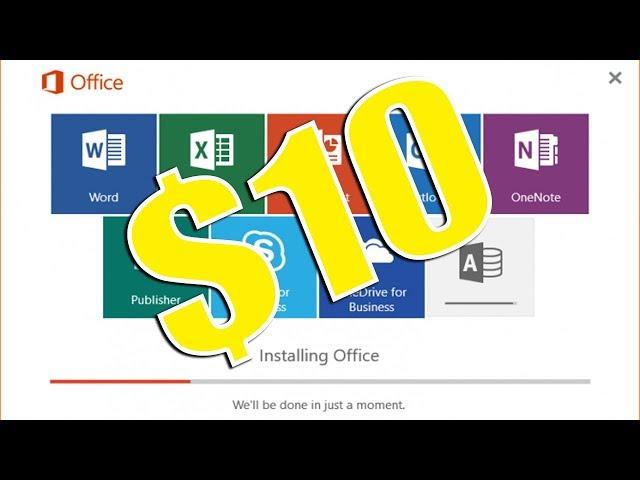 How to get Microsoft office professional 2016 Visio and Project for $10 each