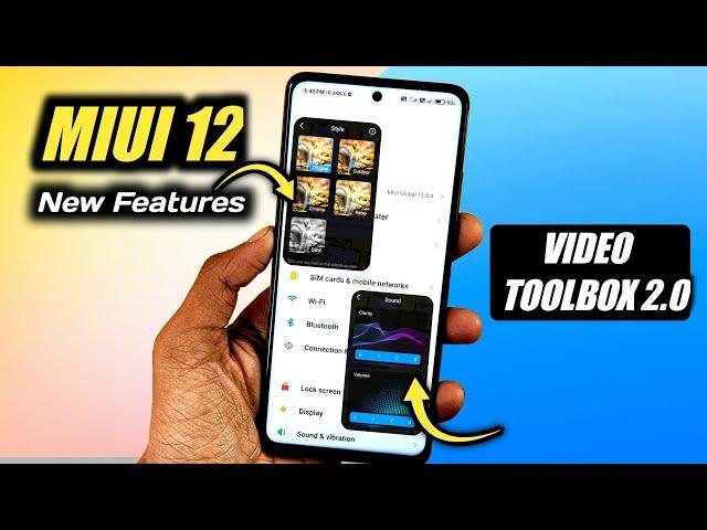 MIUI 12 New Feature Video Toolbox 2.0 New Style & Sound Feature